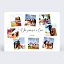 Carte amitié Multi polaroids