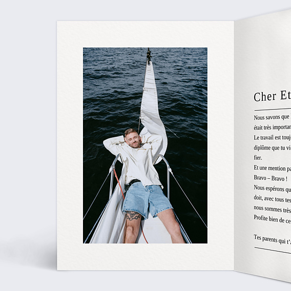 Carte amitié Edition Spéciale Intérieur Gauche