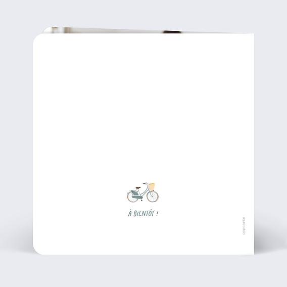 Carte de départ Bonne Route ! Verso