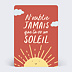 Carte amitié Soleil