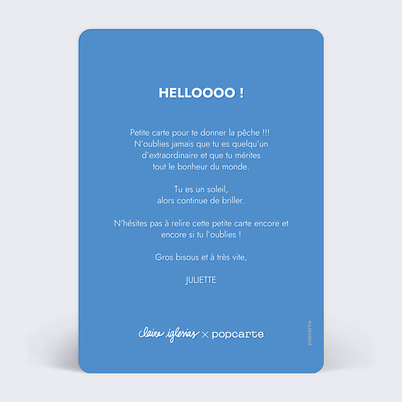 Correspondance Claire Iglesias x Popcarte - Vie Colorée