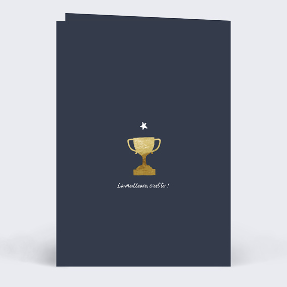 Carte amitié Coupe meilleure amie Verso