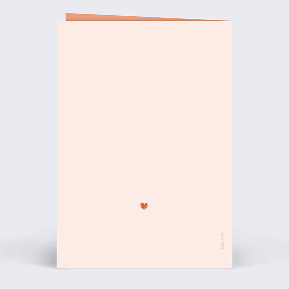 Carte amitié Éclats de Cœurs Verso