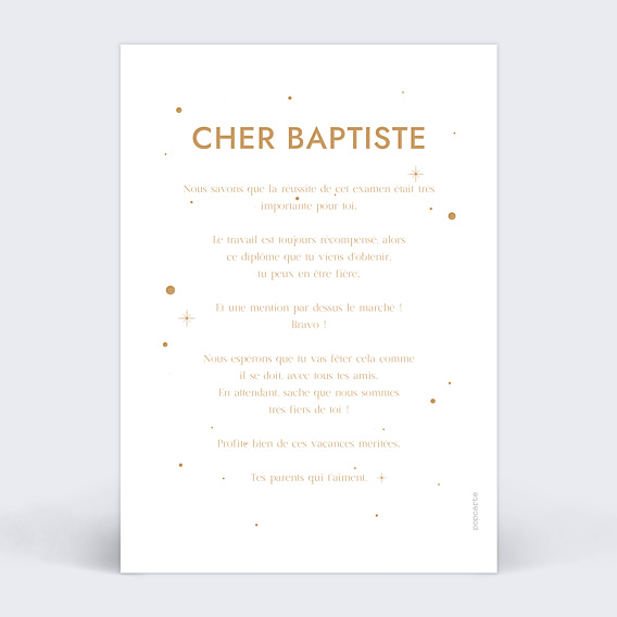 Correspondance Santé au diplômé