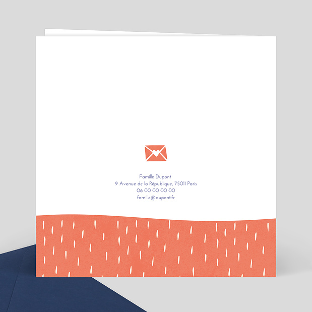 Carte de Correspondance Boîte aux Lettres Verso