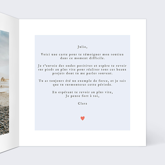 Carte de bon rétablissement Je t'Aime Grand Comme ça !