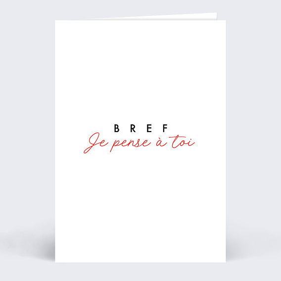 Correspondance Je pense à toi
