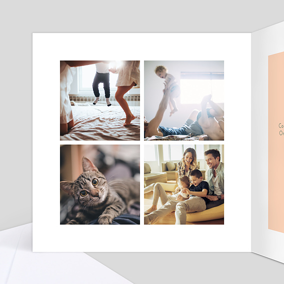 Carte amitié Chez Nous Intérieur Gauche