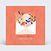 Carte amitié Courrier Fleuri