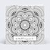 Carte amitié Coloriage Mandala