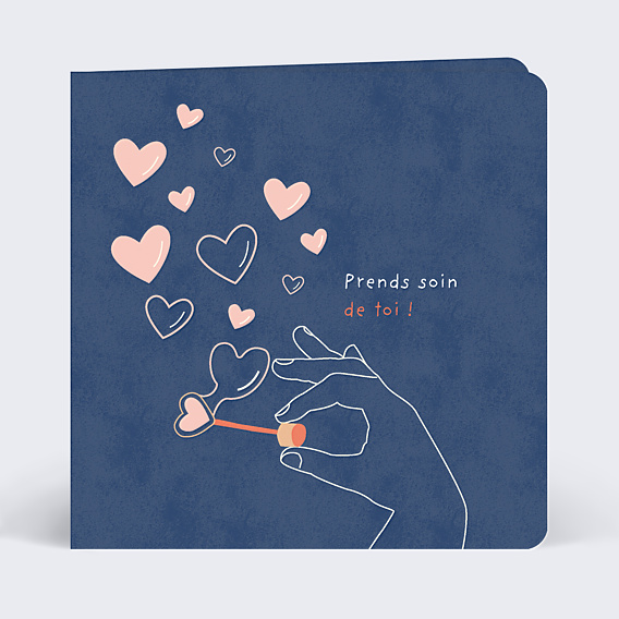 Carte de bon rétablissement Envolée d'Amour