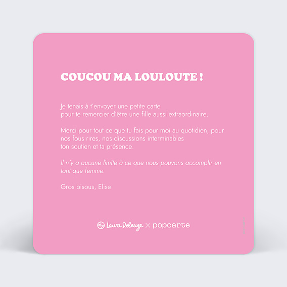 Correspondance Laura Deleuze x Popcarte - Viser la lune