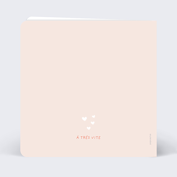 Carte bon rétablissement Distributeur de soutien Verso