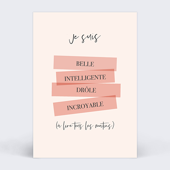 Carte amitié Je Suis