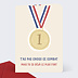 Carte amitié Médaille