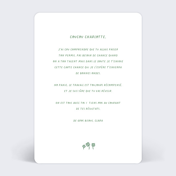 Correspondance Animal Chance