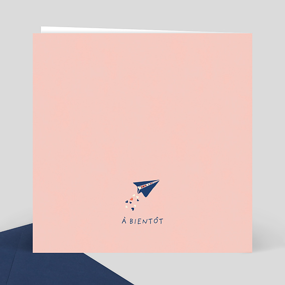 Carte amitié Expédition de Bisous Verso