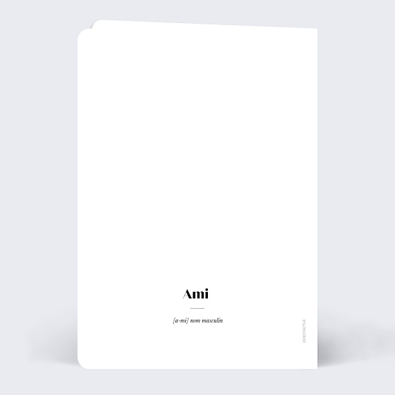Correspondance Amitié Définition