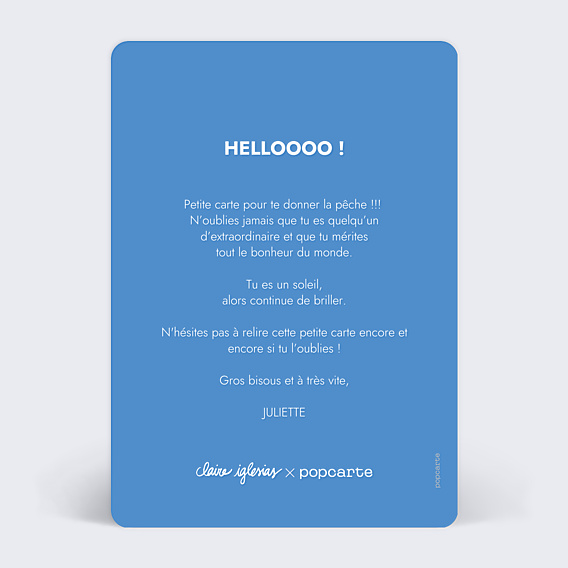 Correspondance Claire Iglesias x Popcarte - Mots Doux