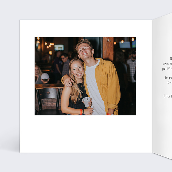 Carte amitié À très vite Intérieur Gauche