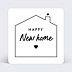 Carte amitié Happy New Home