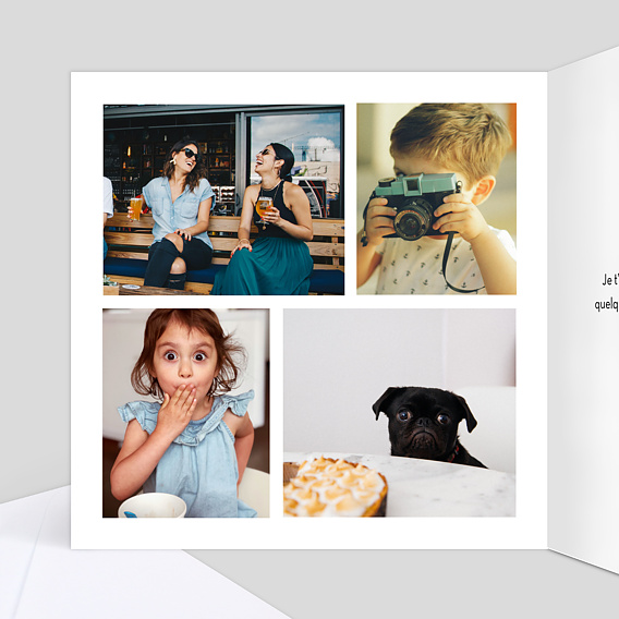 Carte amitié Be Happy Intérieur Gauche