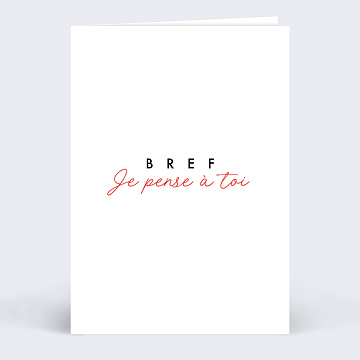 Cartes de Correspondance Je pense  toi