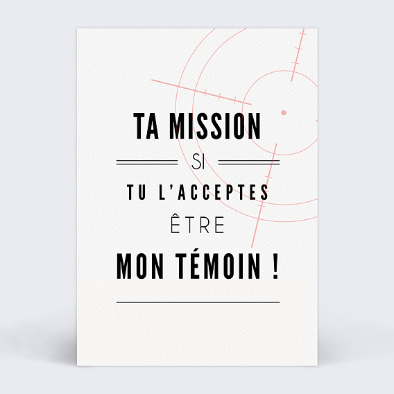 Demande de témoin Mission Impossible