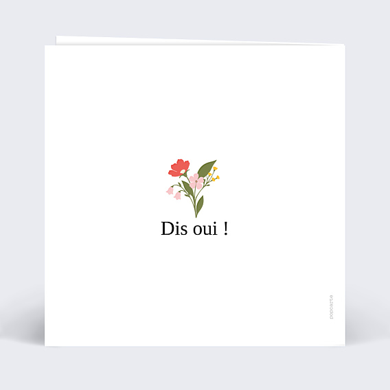 Demande de Témoin Portrait minimaliste avec couronne champêtre