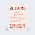 Demande de Témoin Je t'aime