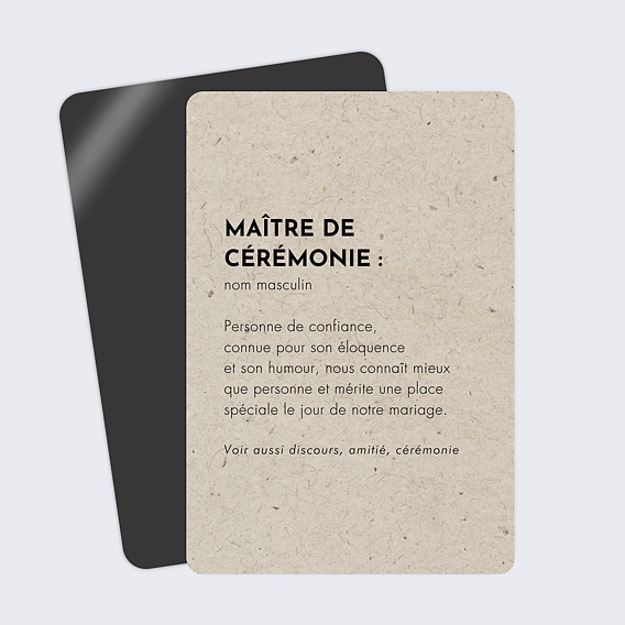 Demande de témoin Dictionnaire