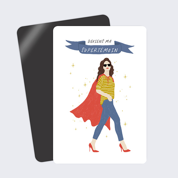 Demande de témoin Super Témoin Femme