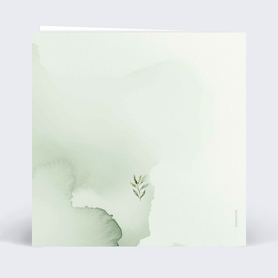 Demande de témoin Aquarelle Végétale Verso