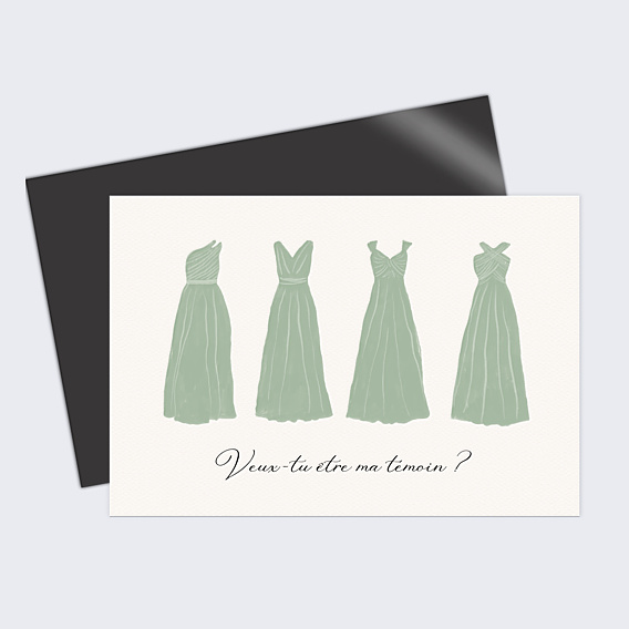 Demande de Témoin Groupe de robes