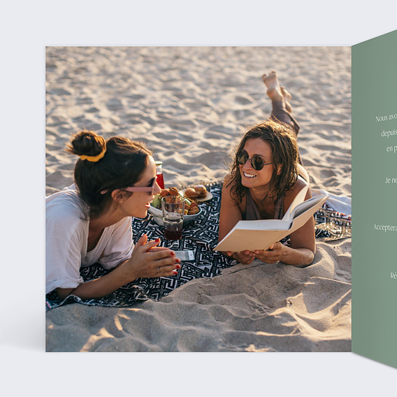 Demande de témoin Veux-tu être mon témoin ? Intérieur Gauche