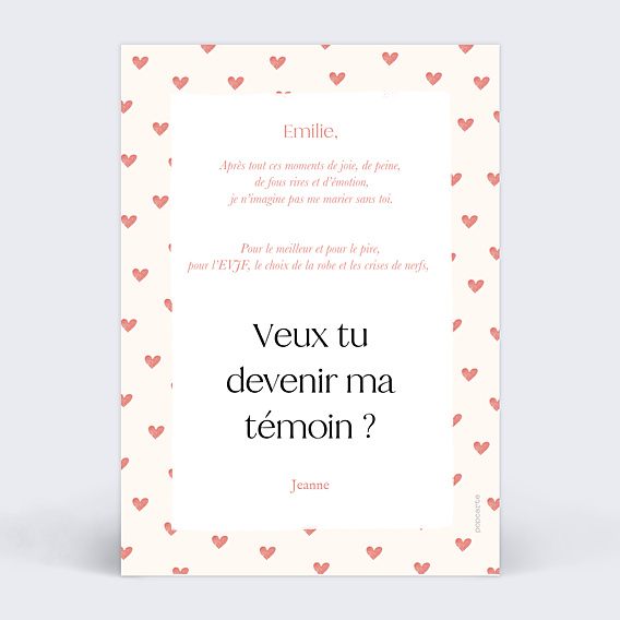 Demande de Témoin Promotion ma témoin