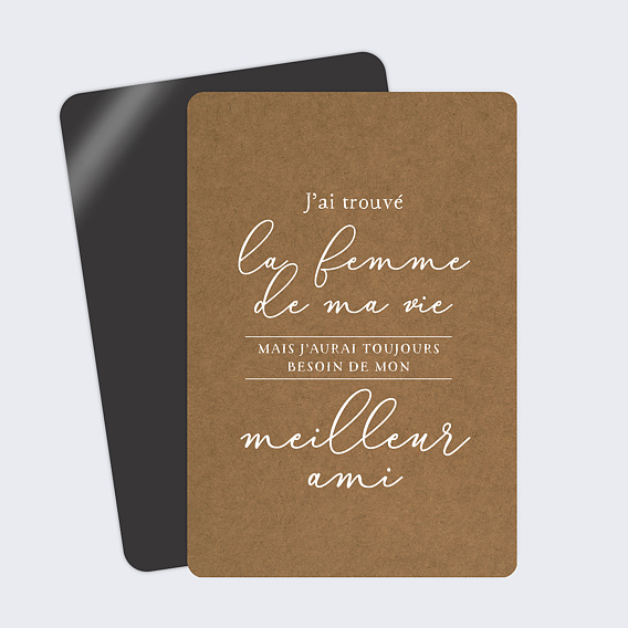 Demande de témoin Meilleur Ami