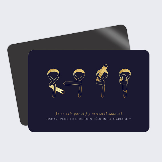 Demande de témoin Nœud de Cravate