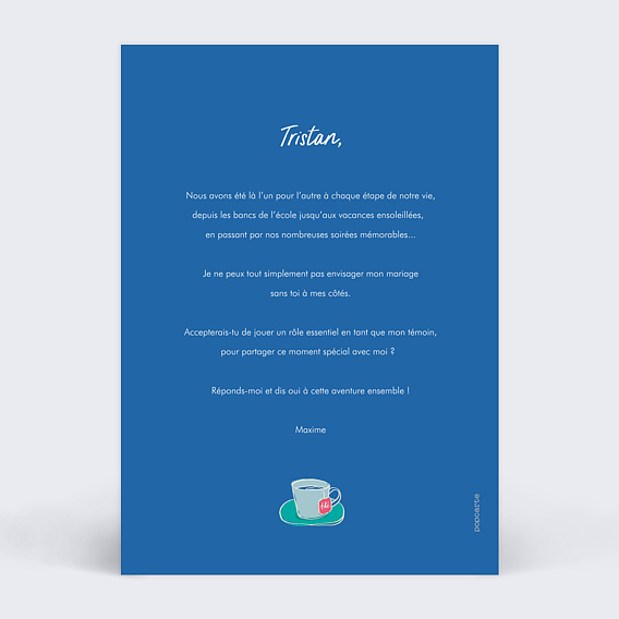 Demande de témoin Rébus Verso