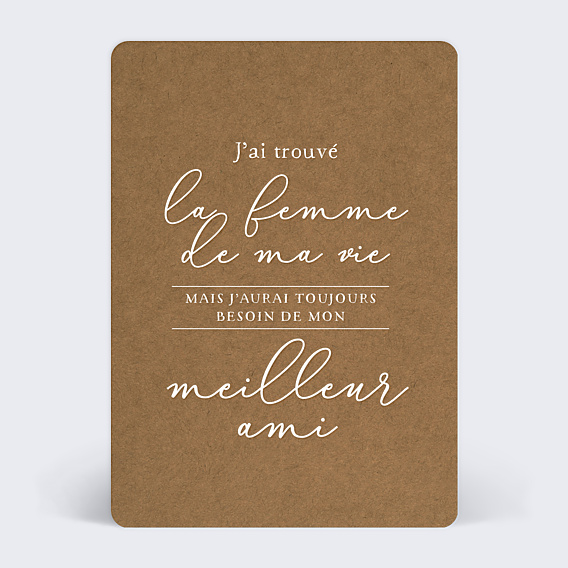 Demande de Témoin Meilleur Ami