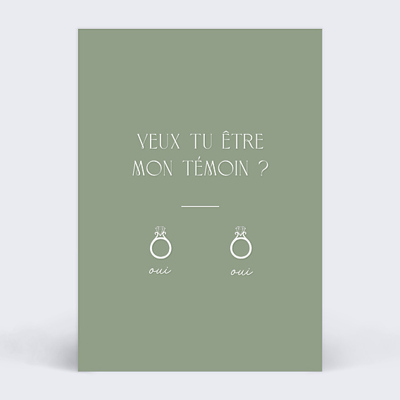 Demande de témoin Oui ou Oui