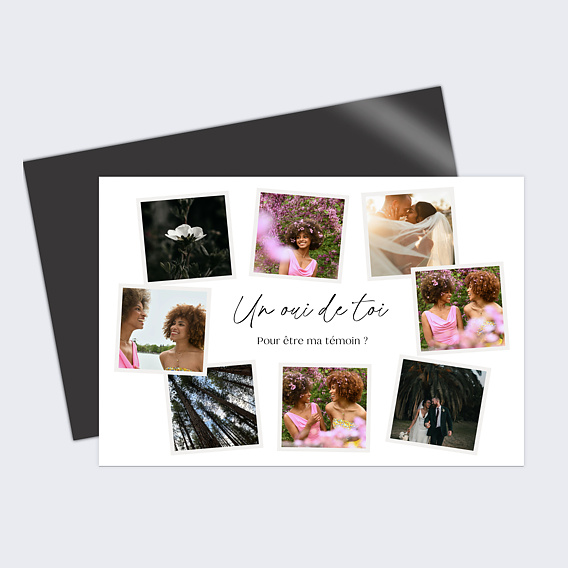 Demande de témoin Multi Polaroids