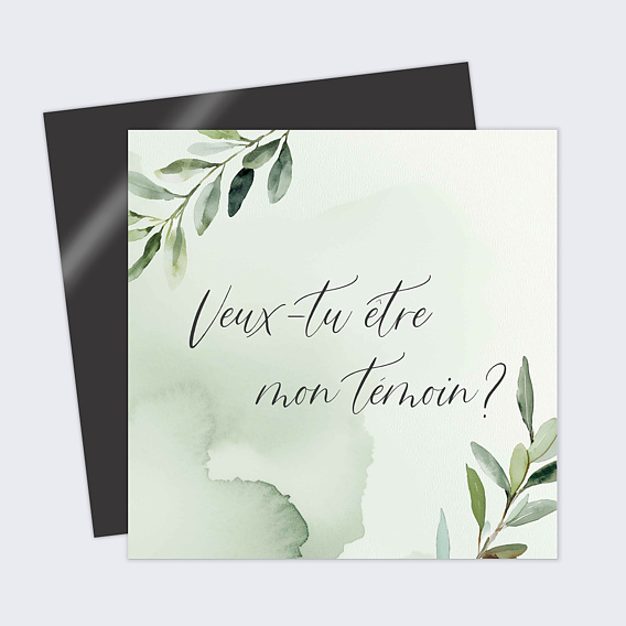 Demande de témoin Aquarelle Végétale