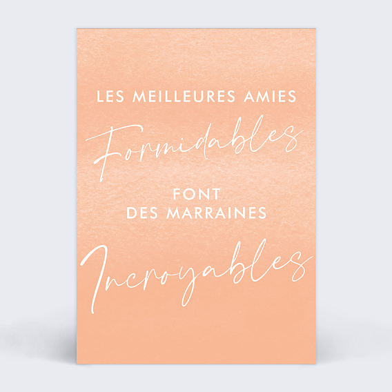 Demande parrain marraine Amies Formidables