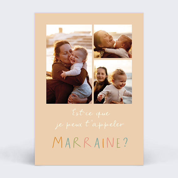 Carte Demande Parrain Marraine T’appeler