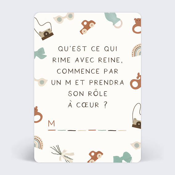 Demande parrain marraine Devinette