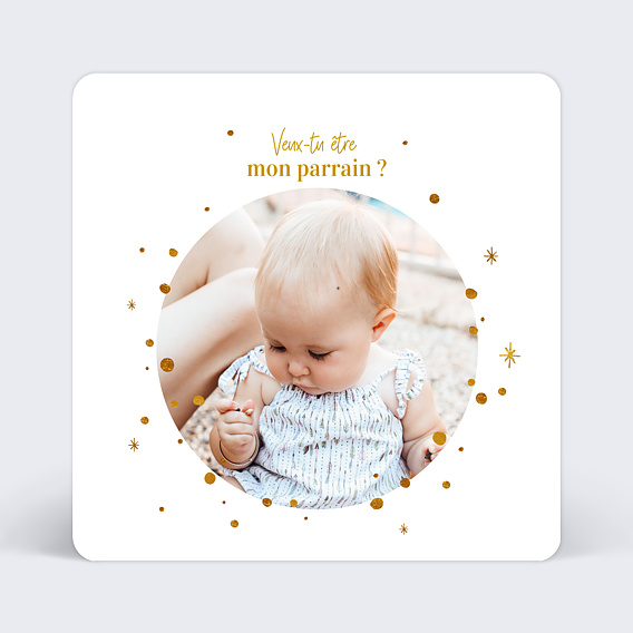 Demande parrain marraine Golden dots
