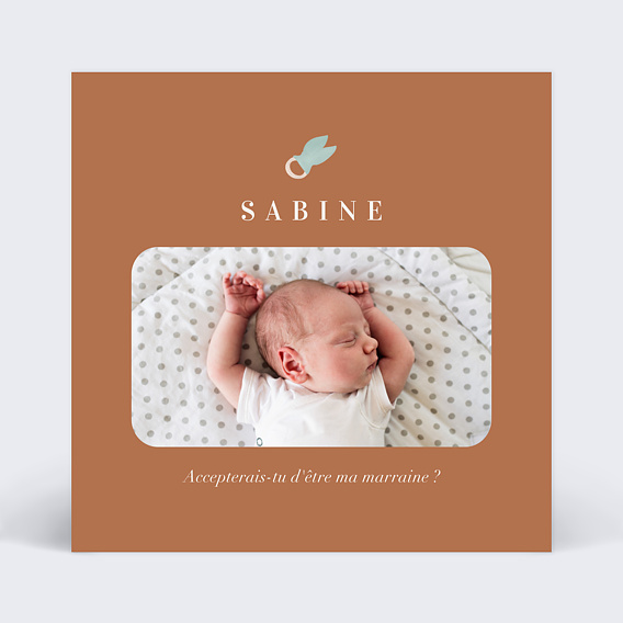 Demande parrain marraine Layette Châtaigne