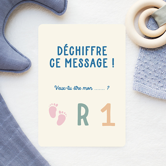 Demande parrain marraine Parrain Rébus