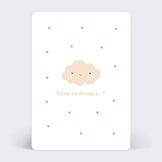 Carte Demande Parrain Marraine Petit Nuage